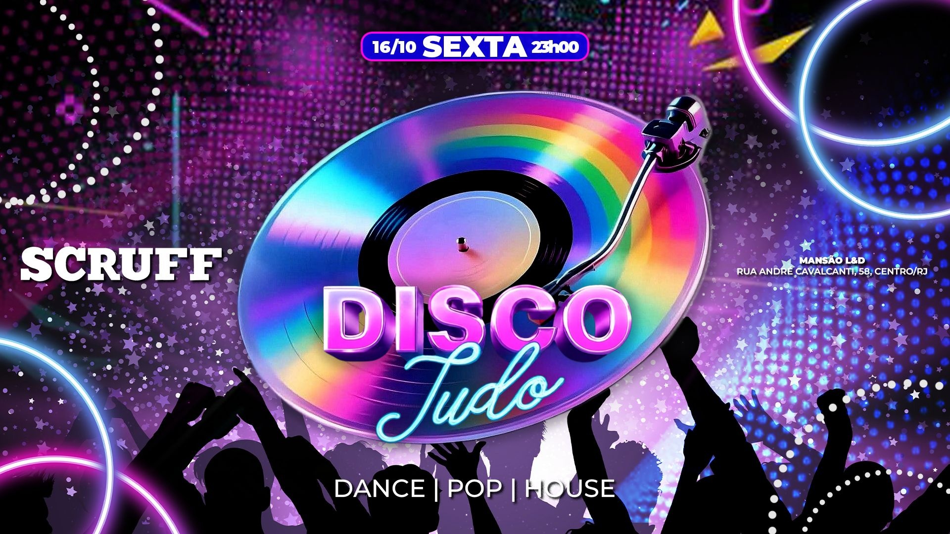 Imagem da fonte — DISCO TUDO 16/10 GRÁTIS ATÉ 0h* - LAPA