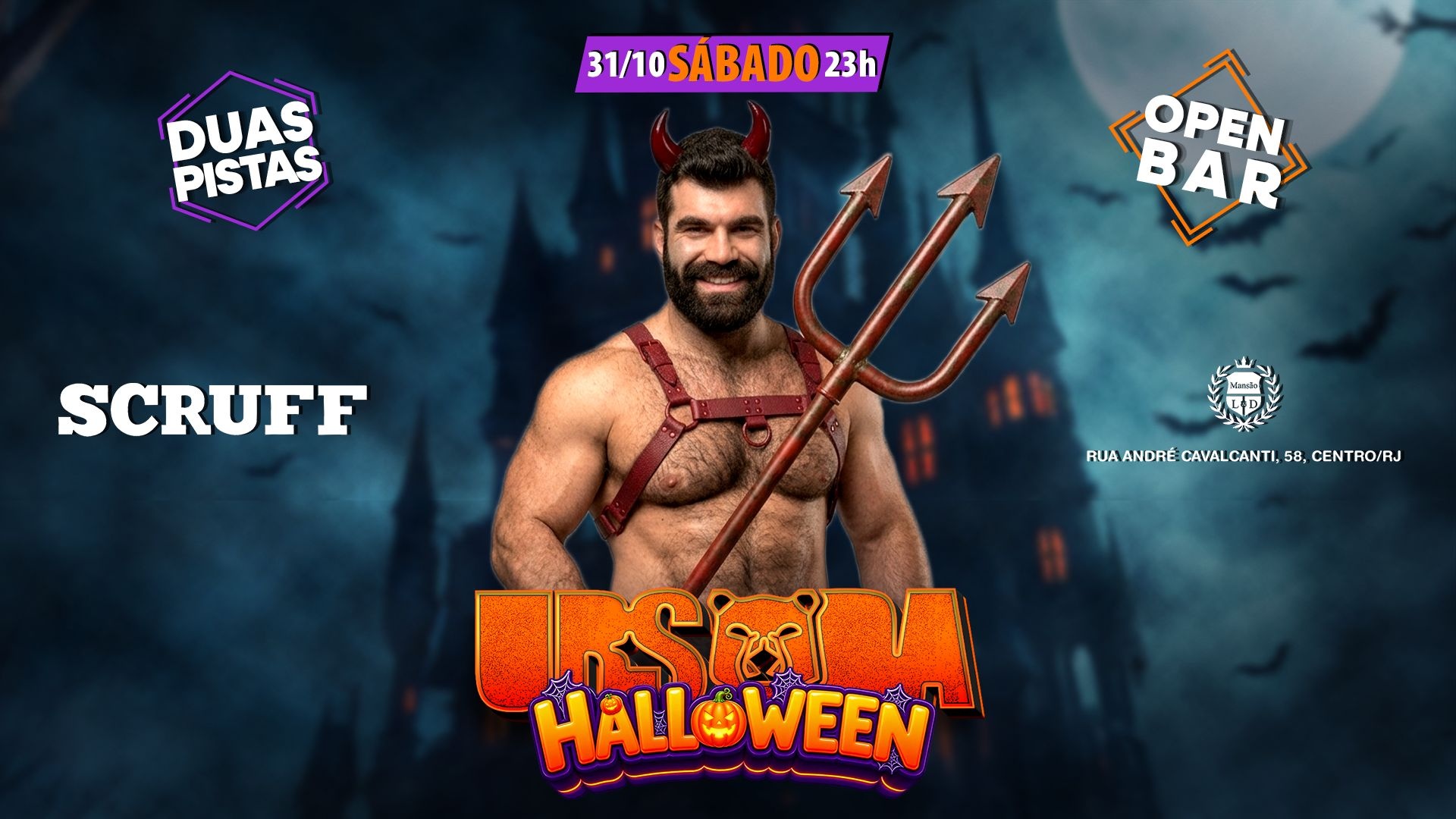 Imagem da fonte — URSADA HALLOWEEN | MEGA OPEN BAR (31/10) SÁBADO (LAPA)