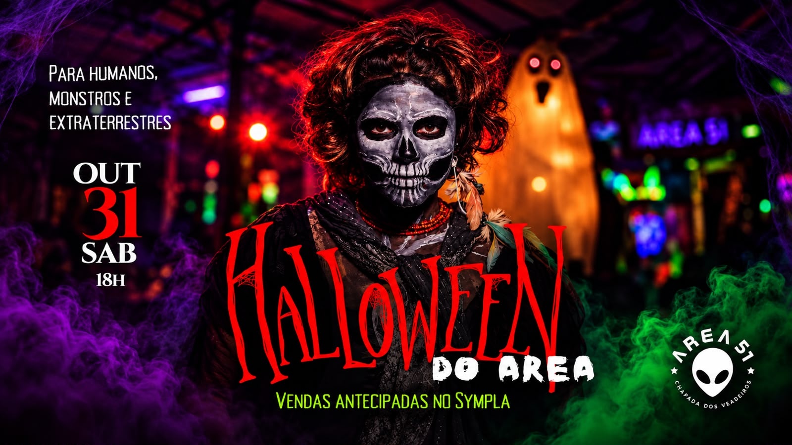 Halloween do Área 2026 - Alto Paraíso de Goiás, GO