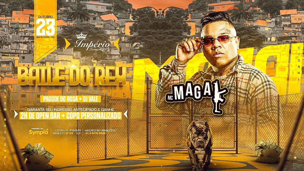 Imagem publicada pela fonte para Baile do Rex | MC Magal