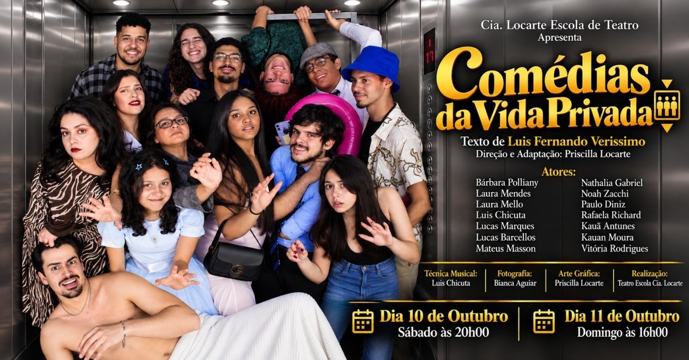 Imagem publicada pela fonte para Comédias da Vida Privada