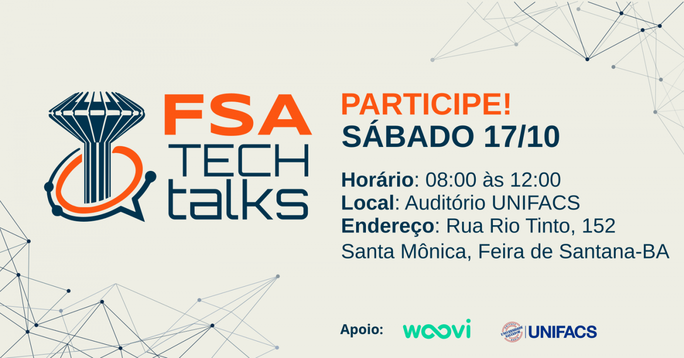 Imagem publicada pela fonte para FSA Tech Talks