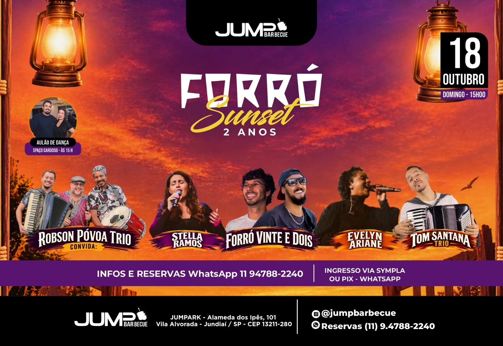 Forró Sunset 2 ANOS! - Jundiaí, SP