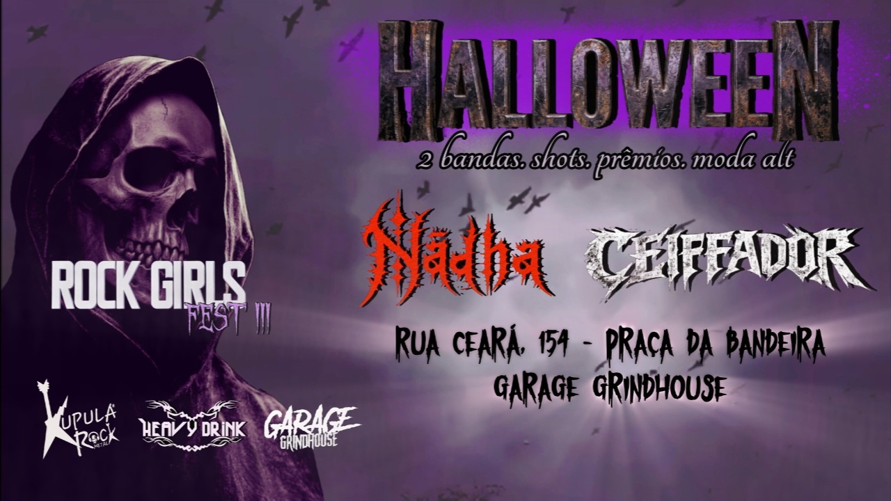 Rock Girls Fest III - HALLOWEEN - Rio de Janeiro, RJ
