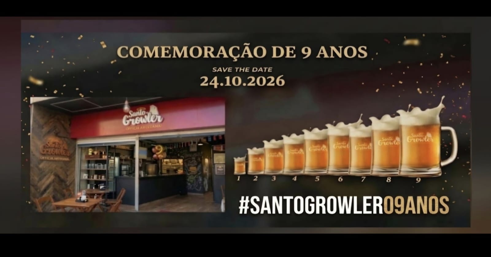 Imagen de la fuente — Santo Growler - Aniversário de 9 anos