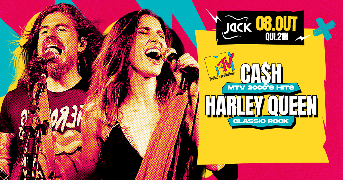 Imagem da fonte — QUINTA JACK! ESPECIAL MTV 2000'S HITS | CA$H (MTV 2000'S HITS) + HARLEY QUEEN (CLASSIC ROCK)