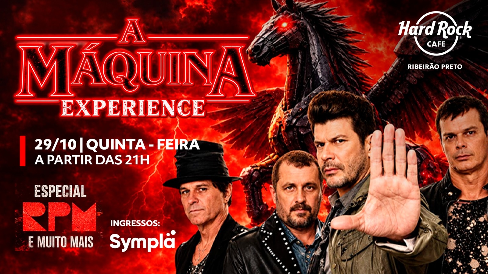 A Máquina Experience apresenta: Especial RPM & Paulo Ricardo - Ribeirão Preto, SP