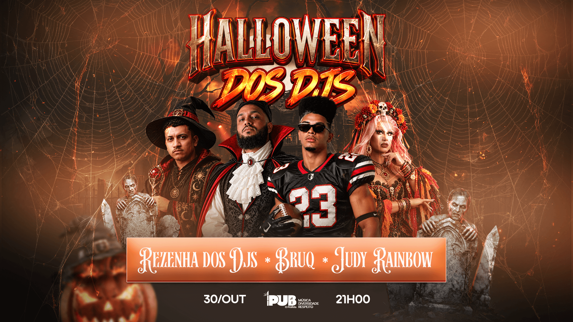 Halloween dos Djs