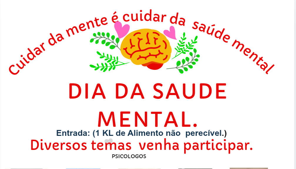 Imagem publicada pela fonte para Dia de saúde mental