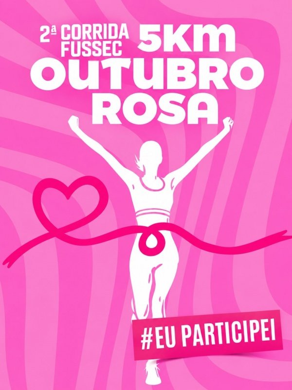 Imagem do evento 2º corrida e caminhada Fussec Outubro Rosa