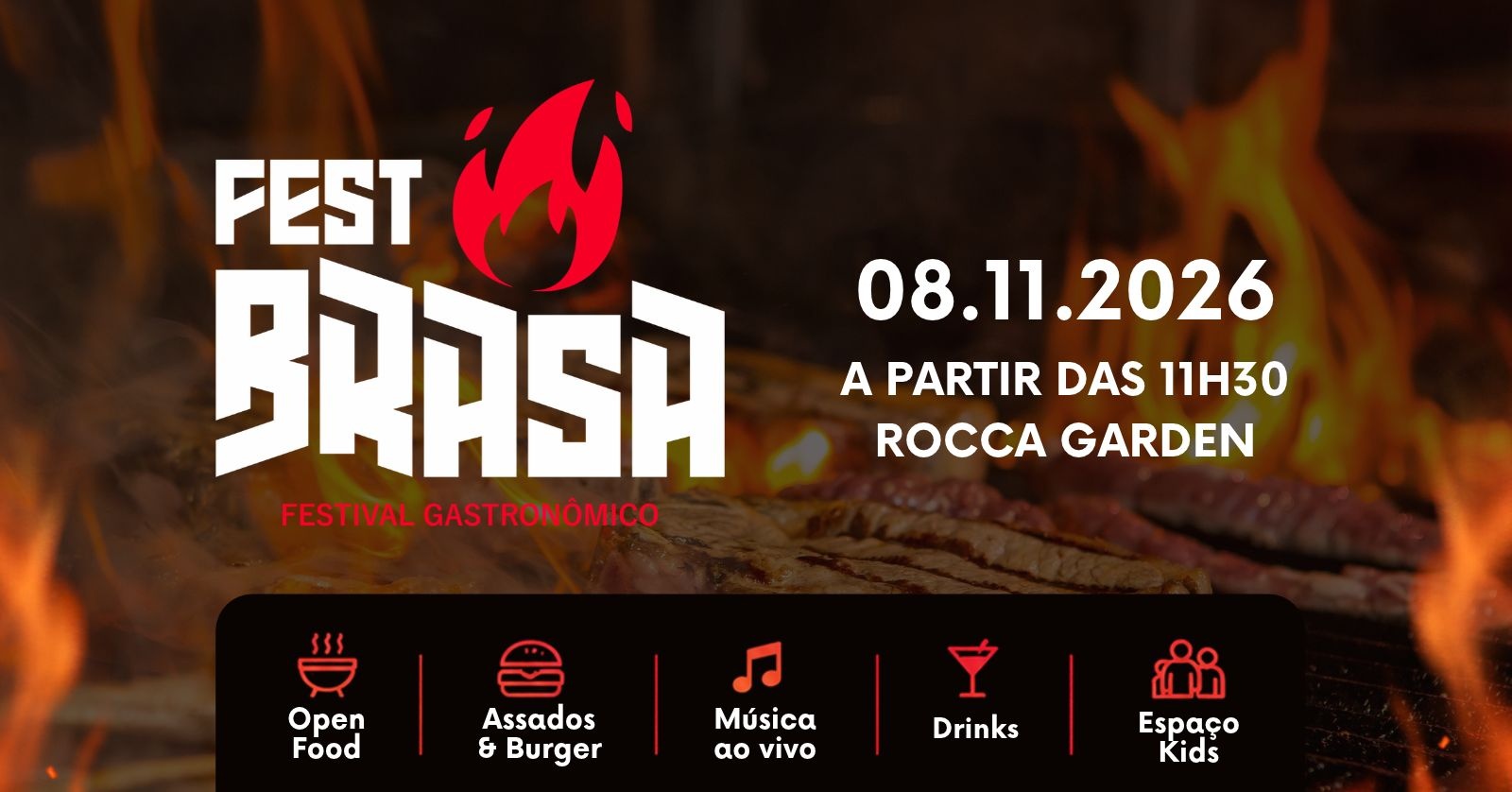 FEST BRASA 2026 - Caxias do Sul, RS