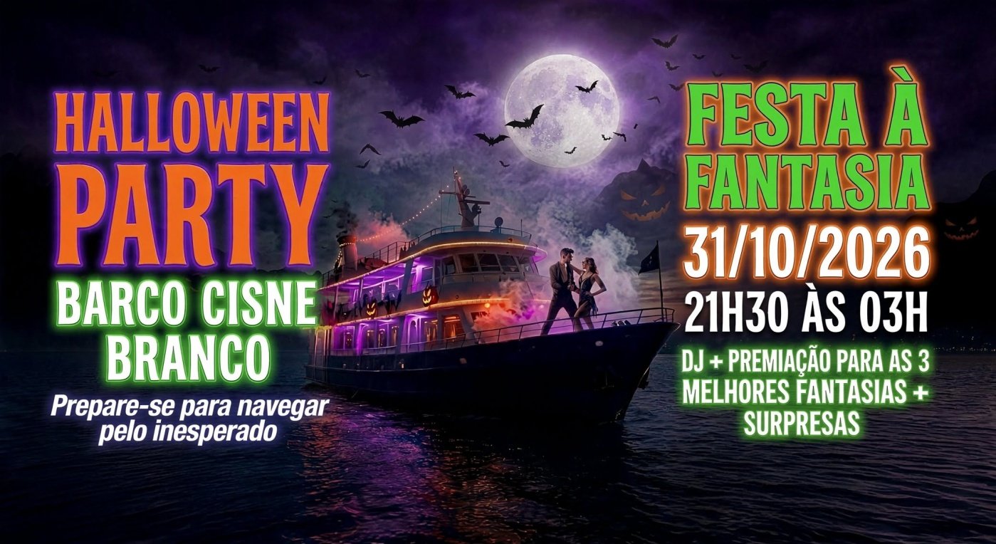 Imagem da fonte — HALLOWEEN PARTY - CISNE BRANCO