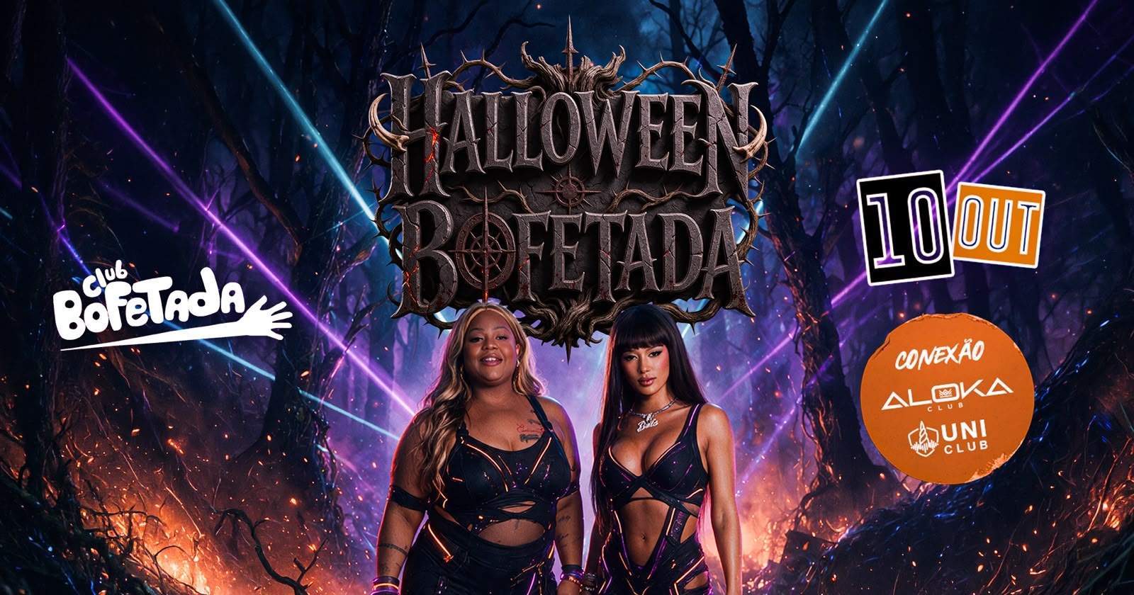 Imagem da fonte — BOFETADA - HALLOWEEN COM CAROL DE NITEROI E ISMA - OPEN BAR $60,00 (SABADO) - 10/10/2026