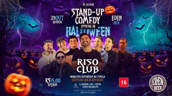 Imagem do evento Stand Up Comedy - Noite de Halloween