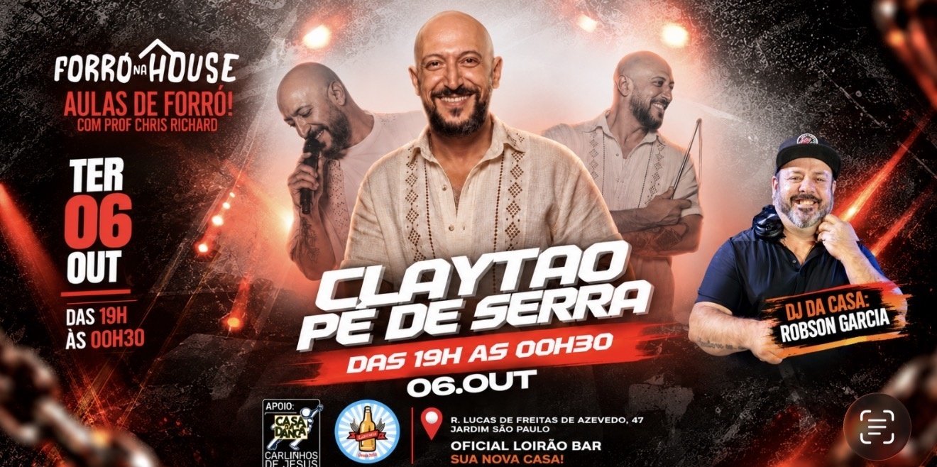 Imagem da fonte — Forró Na House - Claytão pé de serra
