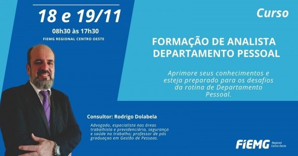 Imagem do evento CURSO FORMAÇÃO DE ANALISTA DE DEPARTAMENTO PESSOAL
