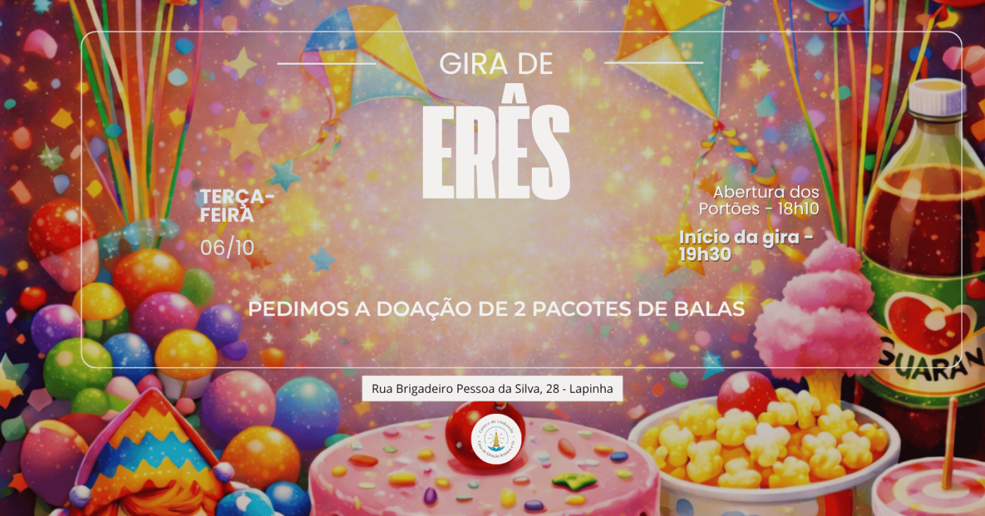 Imagem publicada pela fonte para Gira de Erê