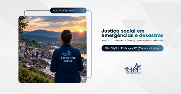 Imagem do evento Justiça Social em Emergências e Desastres