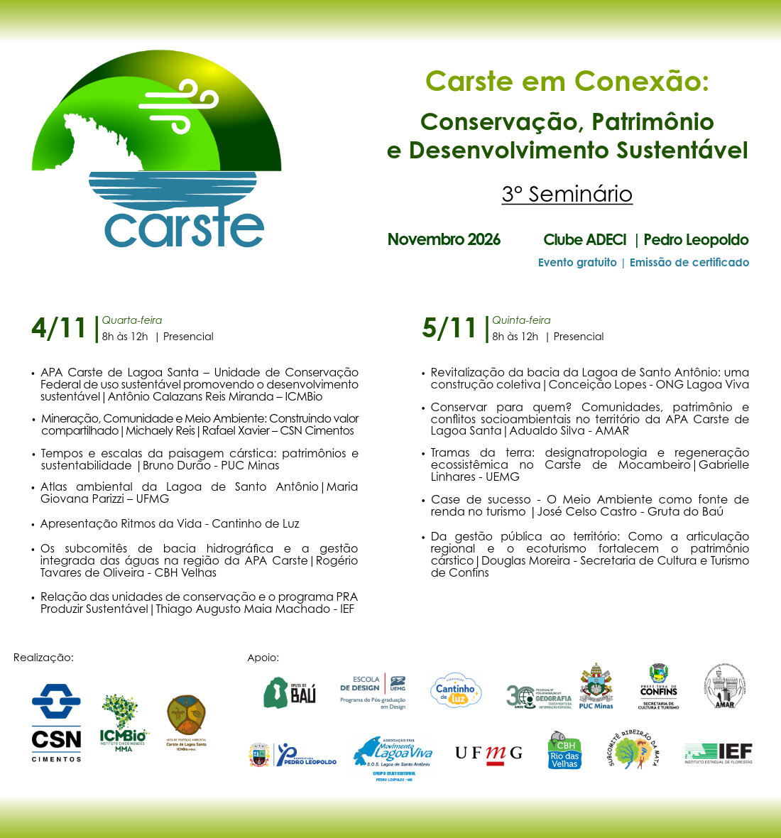 Imagem 1 da descrição do evento