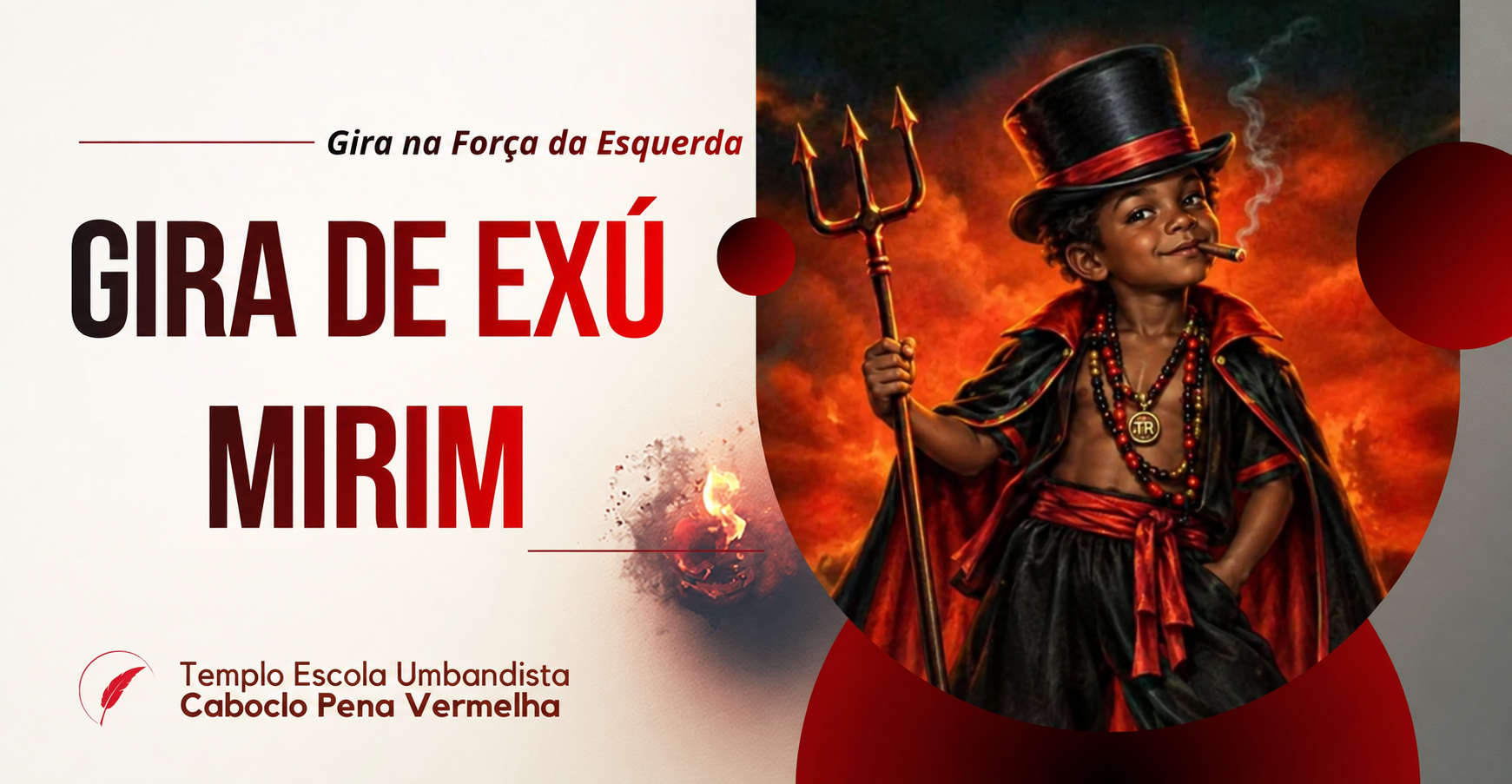 Imagem da fonte — GIRA DE UMBANDA SAGRADA - GIRA DE ESQUERDA EXÚ MIRIM - SALVADOR