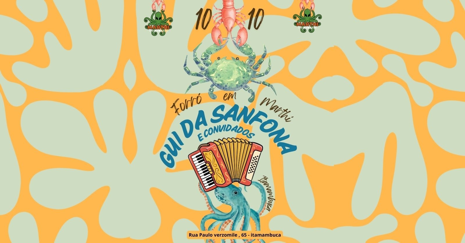 FORRÓ EM MARTHI - GUI SANFONA E COMVIDADOS - Ubatuba, SP