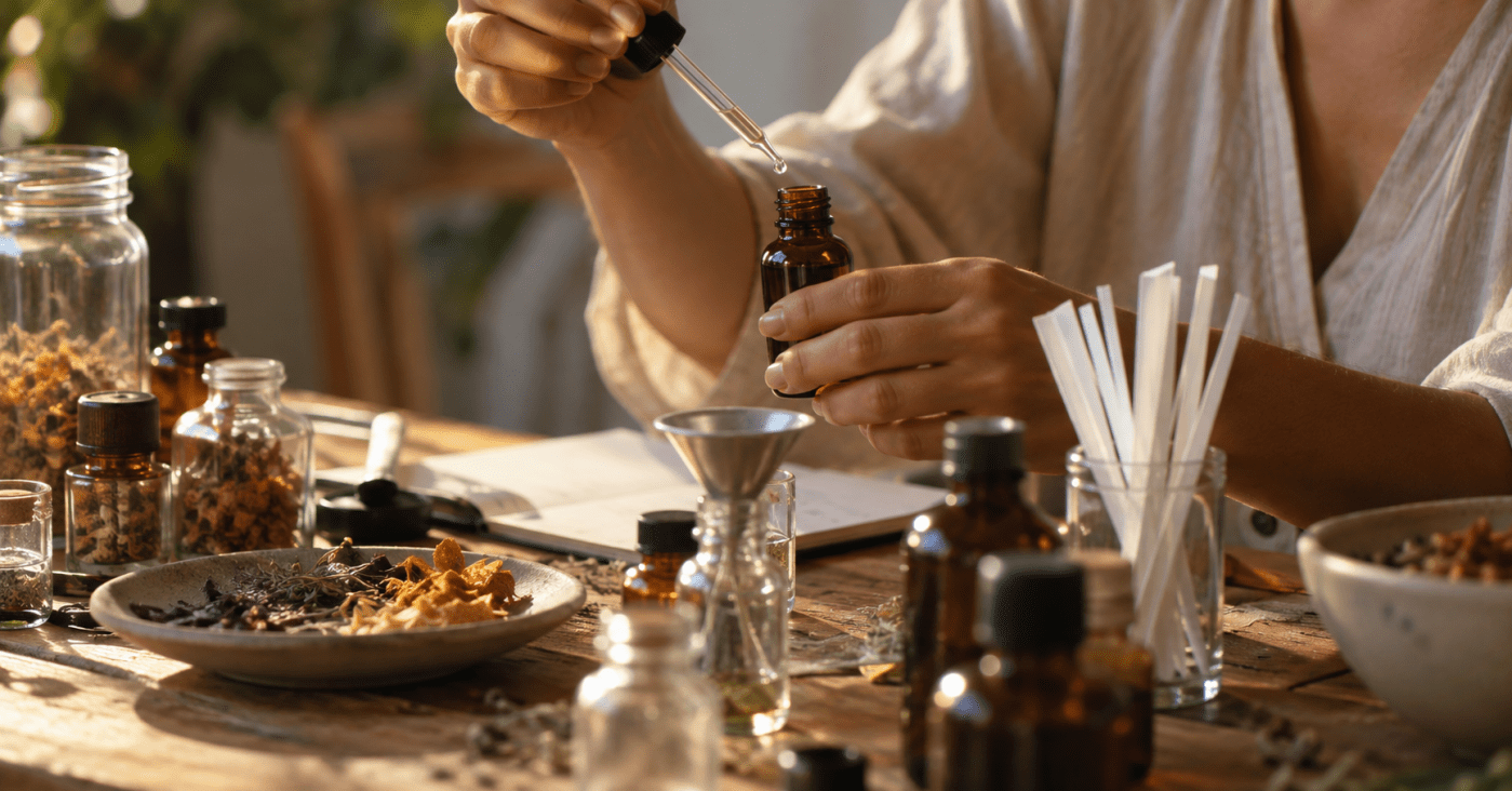 Imagem publicada pela fonte para Curso de Perfumaria Botânica - Perfume-SE: uma experiência de criação olfativa