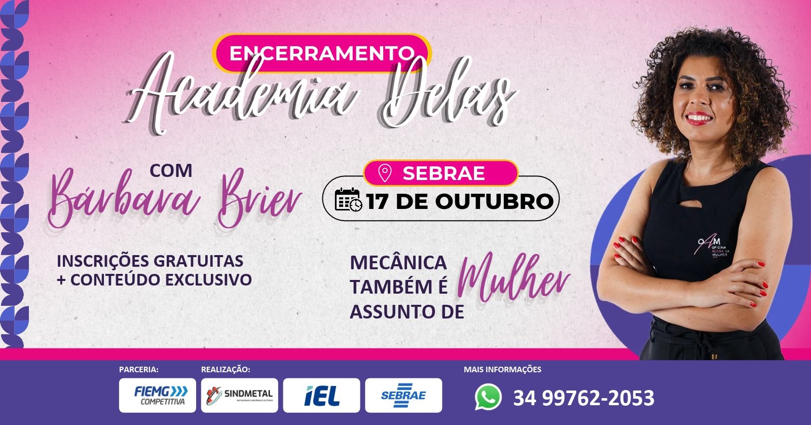 Source image — Palestra Oficina Amiga da Mulher por Bárbara Brier