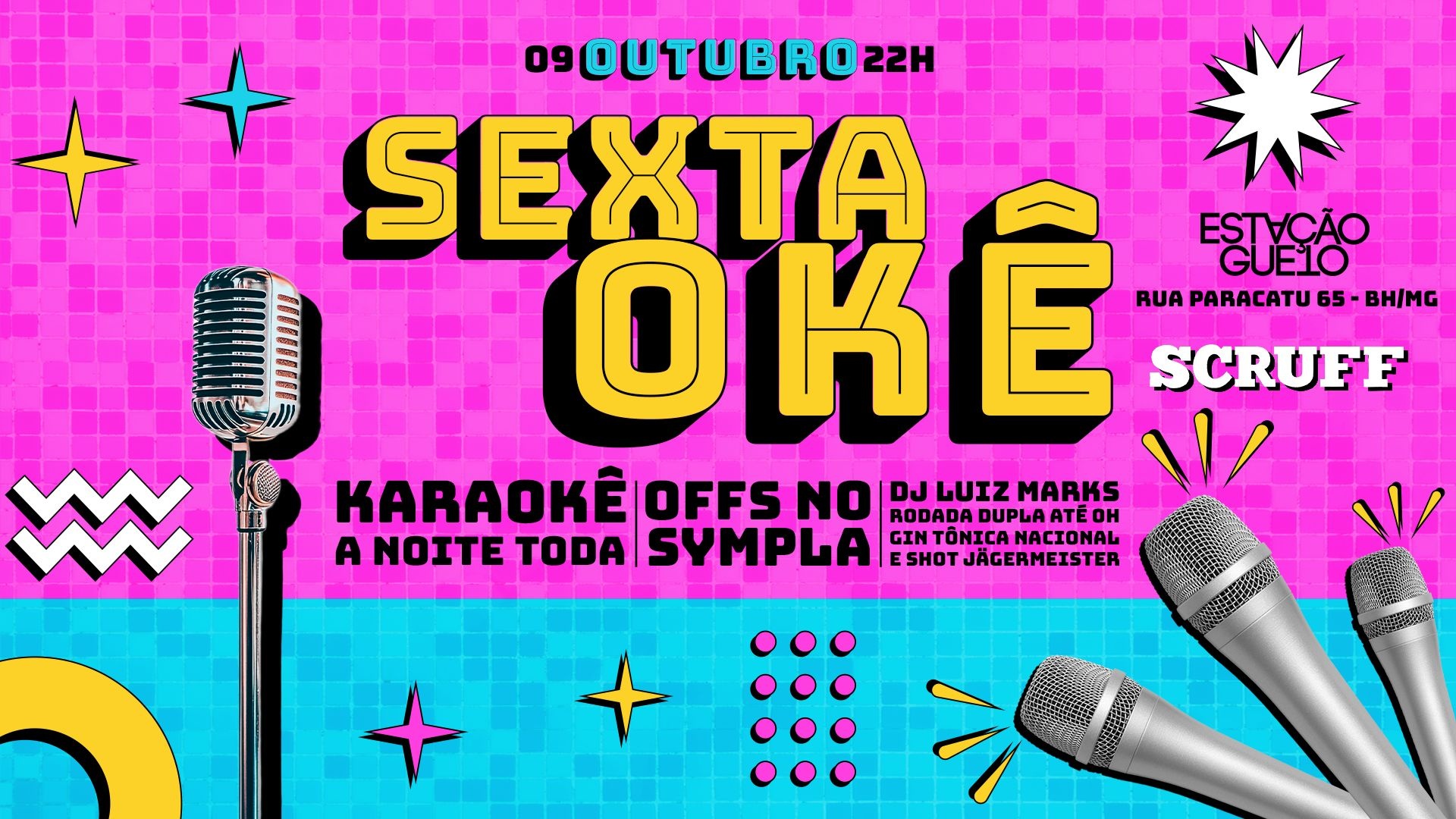 Imagen de la fuente — SEXTAOKÊ - 09/10 - 22h - OFF ATÉ 0h*