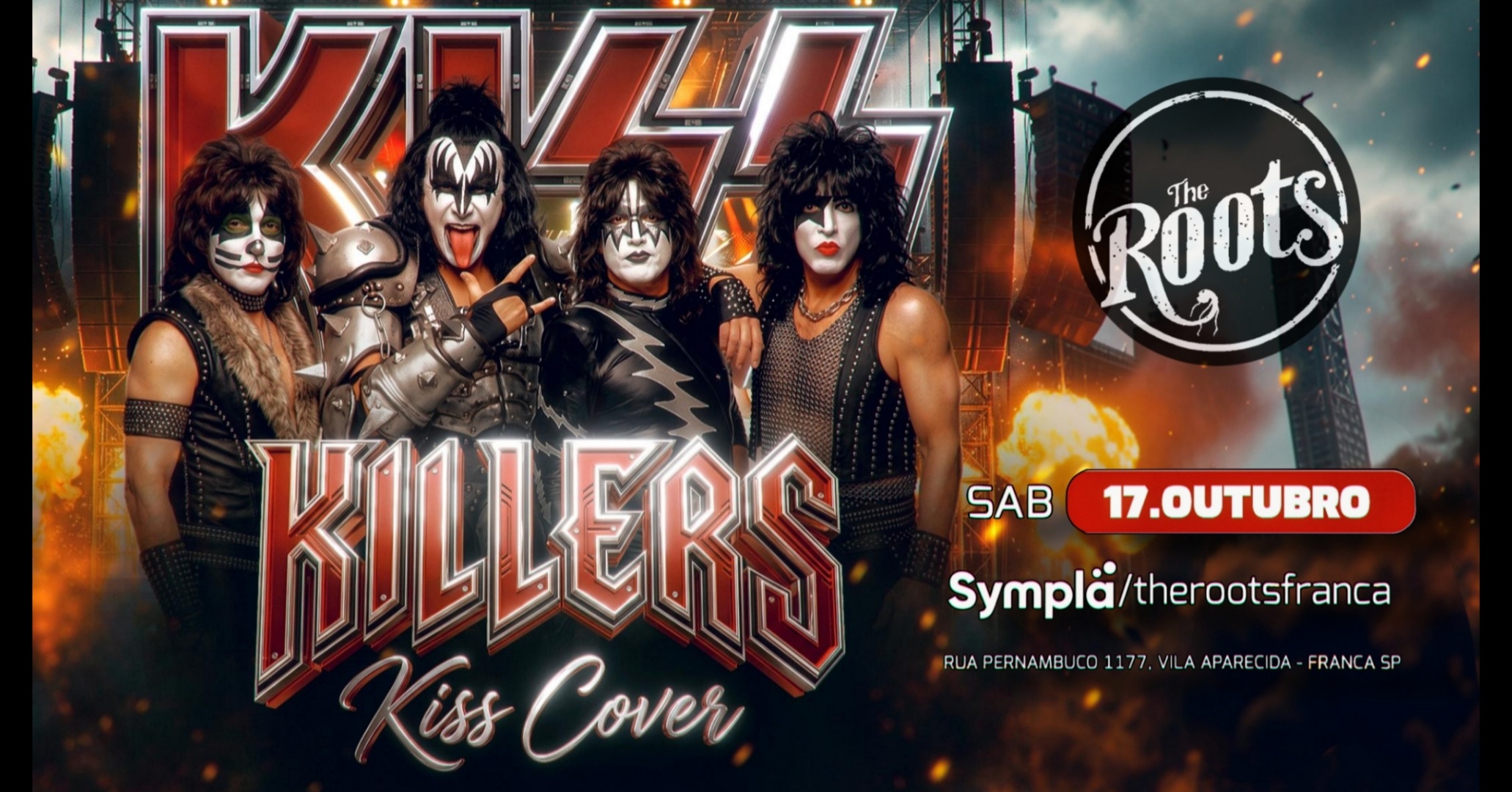 Killers Kiss Cover Brazil em Franca - Sympla