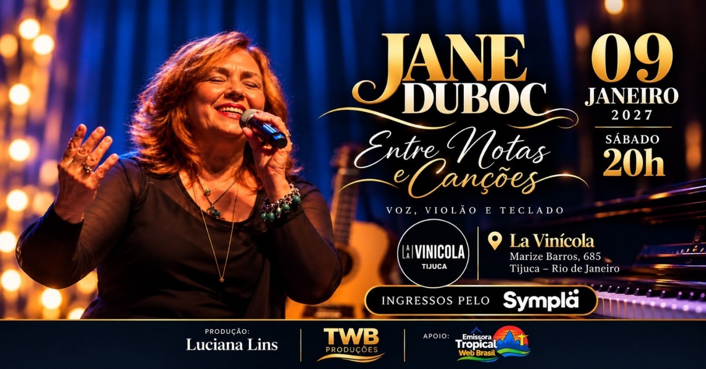 Imagem publicada pela fonte para Jane Duboc - Entre Notas e Canções