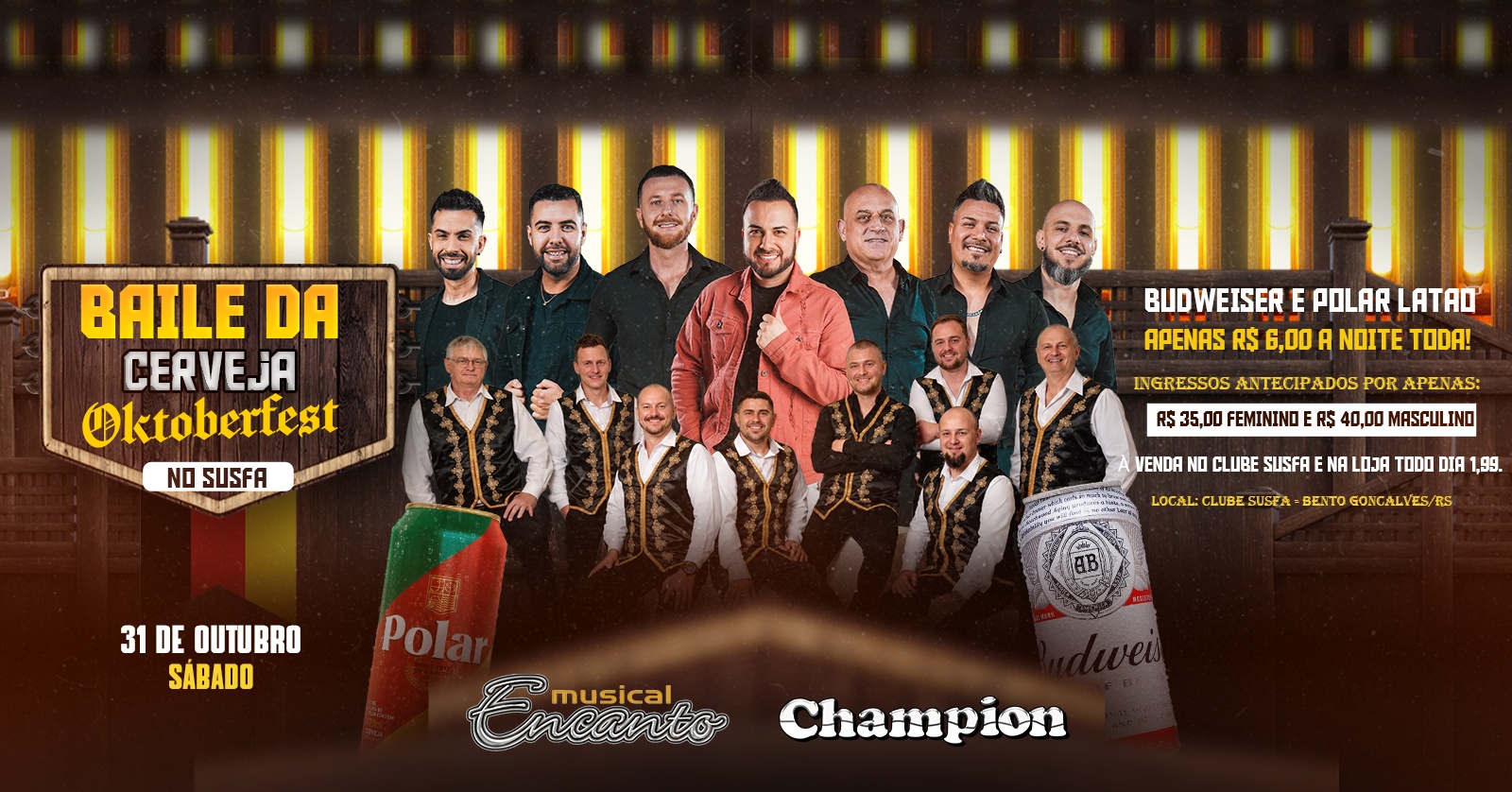 BAILE DA CERVEJA- OKTOBERFEST DO SUSFA