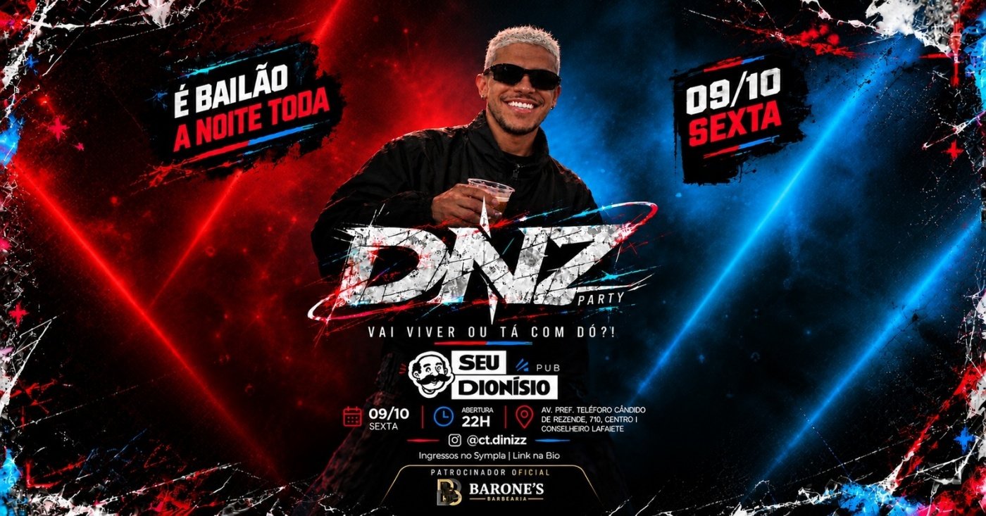 Imagem publicada pela fonte para DNZ Party