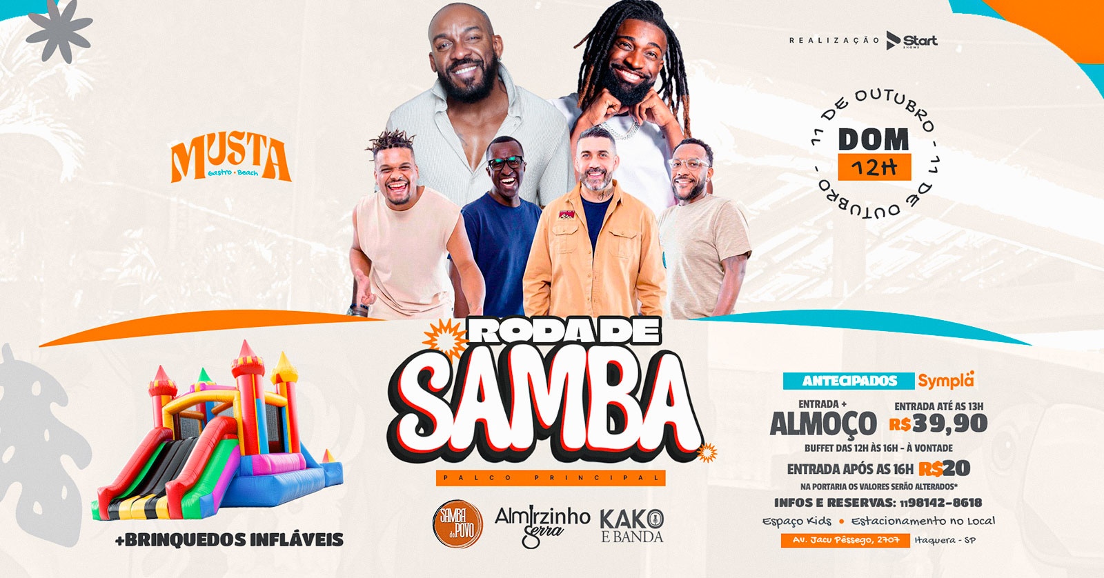 Imagem da fonte — ALMIRZINHO - KAKO CHOCOLATA - SAMBA DO POVO PALCO PRINCIPAL NO MUSTA GASTRO BEACH ITAQUERA