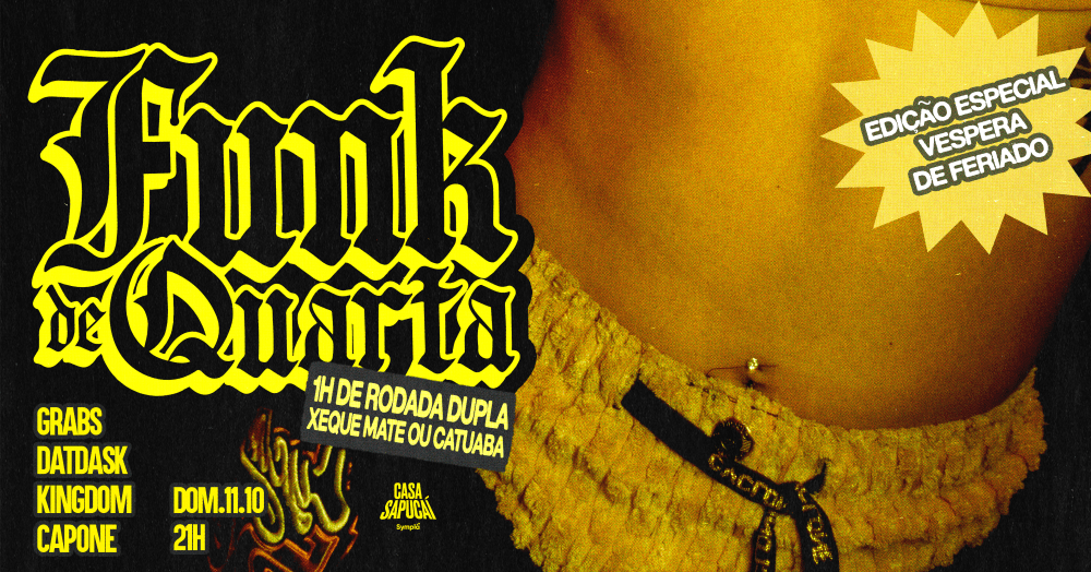 Imagem da fonte — FUNK DE QUARTA NO DOMINGO // PRÉ-FERIADO