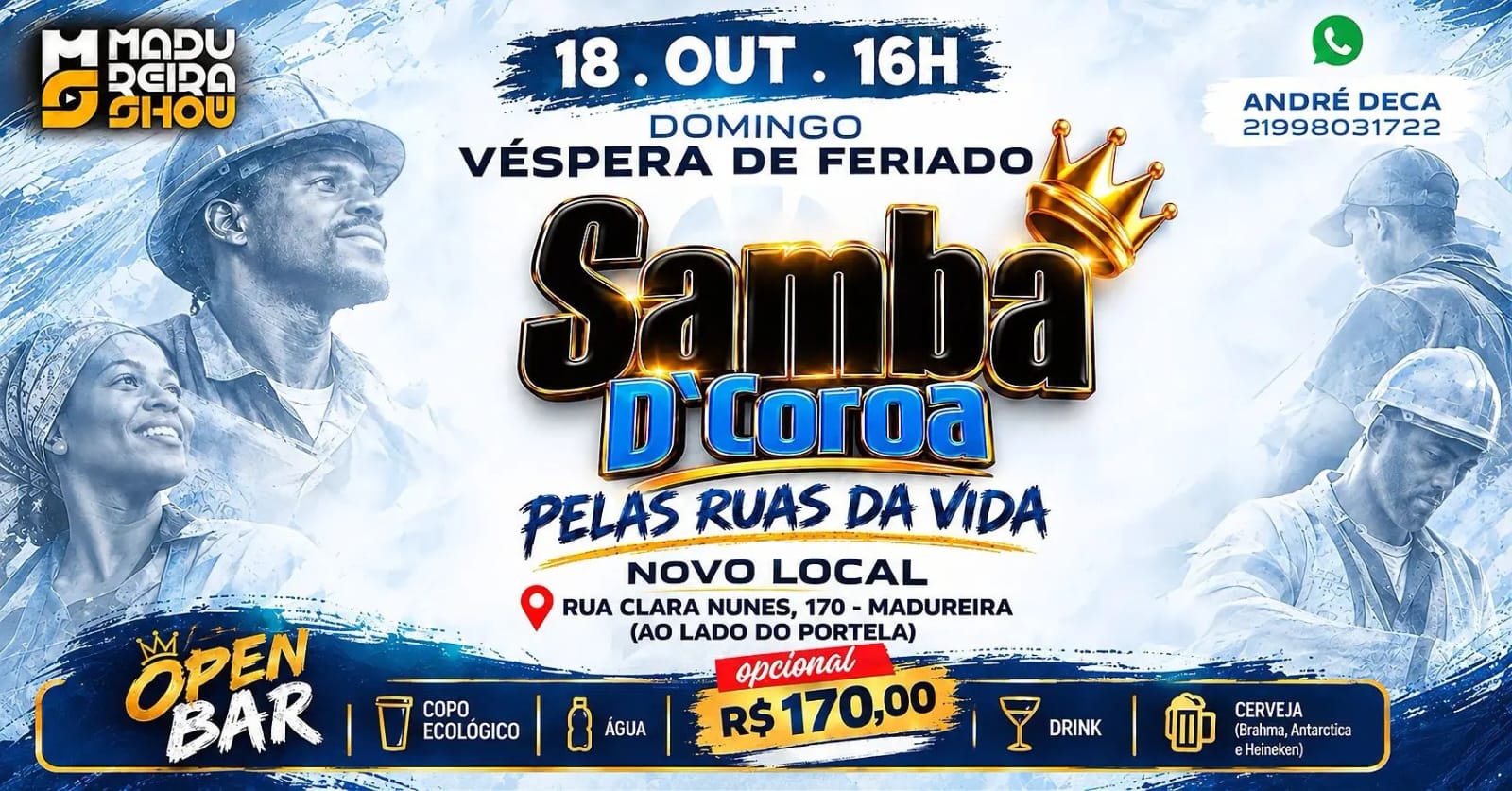 Imagen de la fuente — SAMBA D´COROA - MADUREIRA 18/OUTUBRO