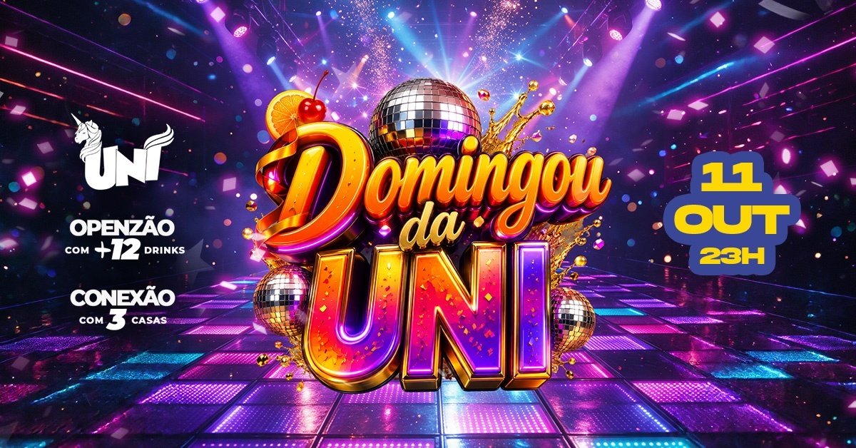Imagem da fonte — Domingou da UNI - OPEN BAR R$49,99
