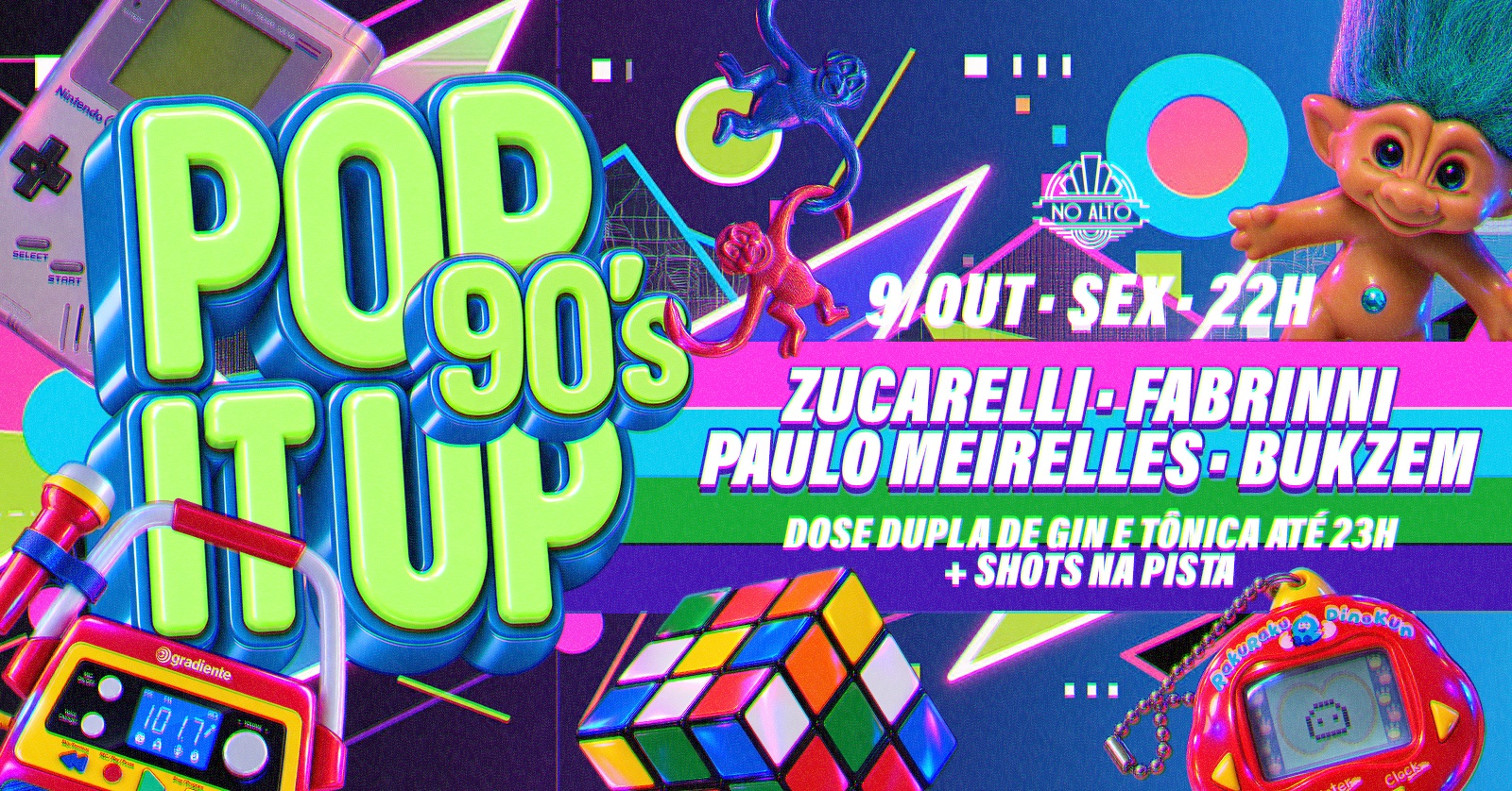 Imagem da fonte — POP IT UP 90’s