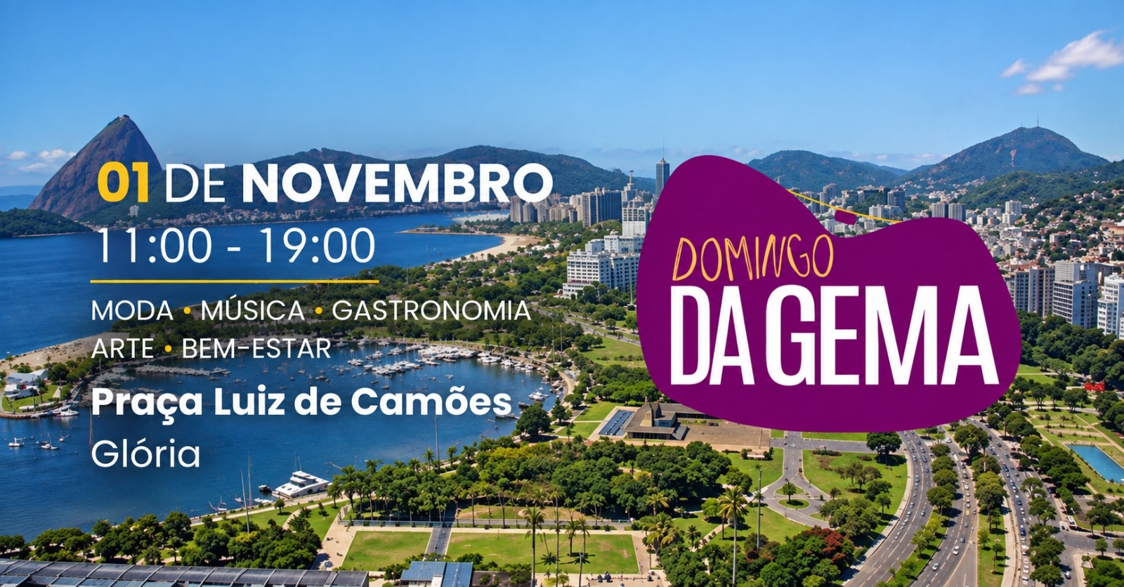 Imagem da fonte — Domingo da Gema - Na Praça Luiz de Camões - Glória