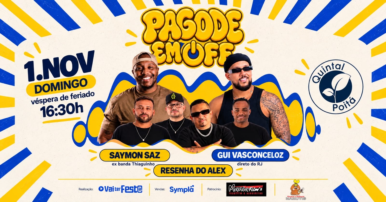 Quintal Poitá apresenta: Pagode em off - São Sebastião, SP