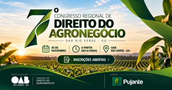 Imagem do evento 7º Congresso Regional de Direito do Agronegócio da OAB Rio Verde