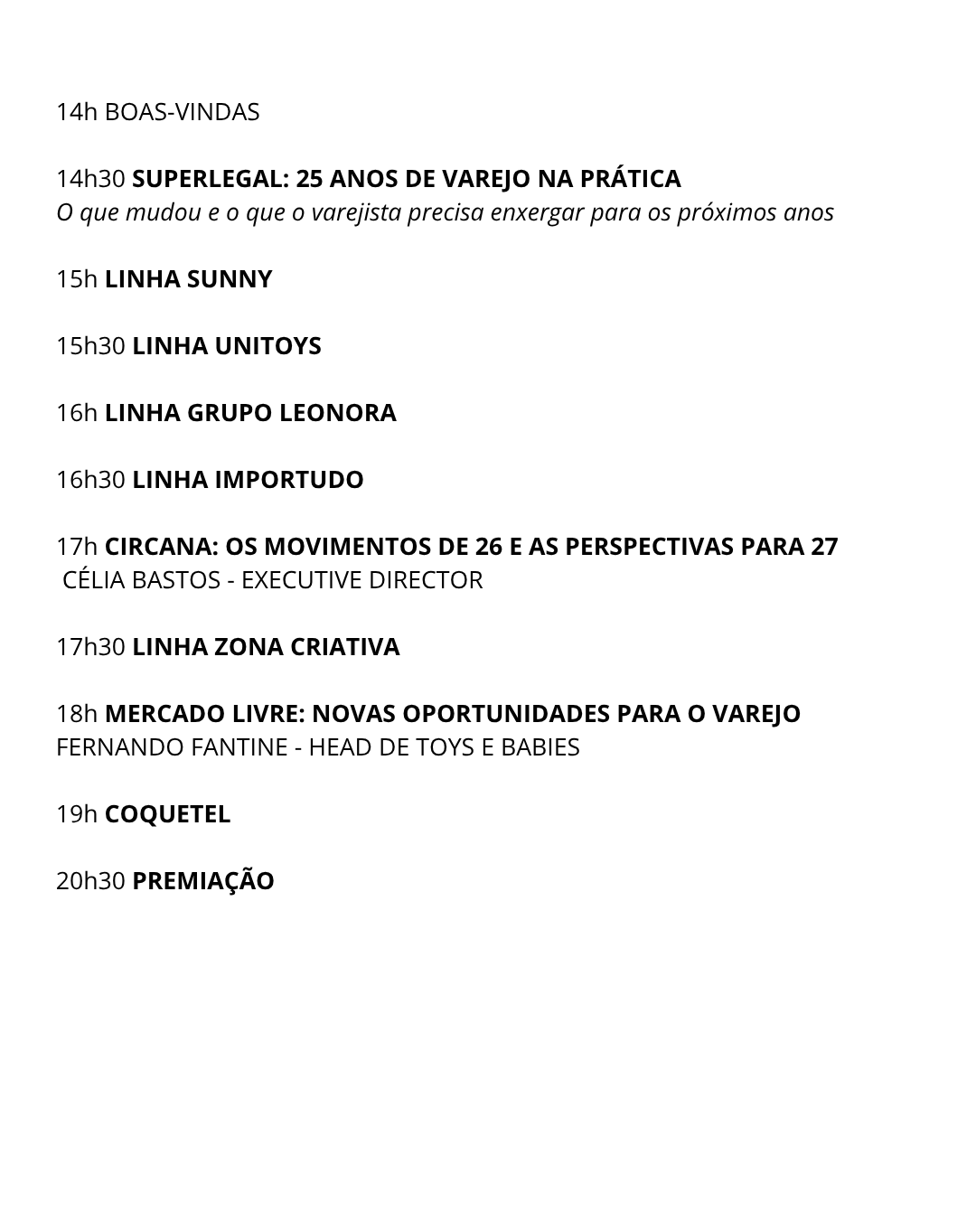 Imagem 1 da descrição do evento