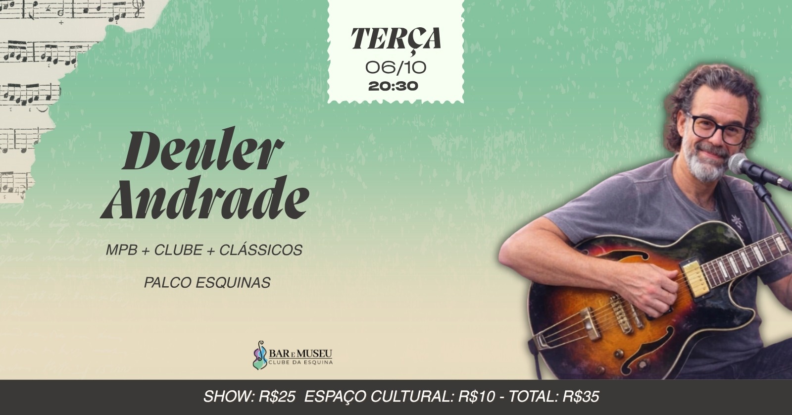 SHOW DE DEULER ANDRADE - CLUBE DA ESQUINA