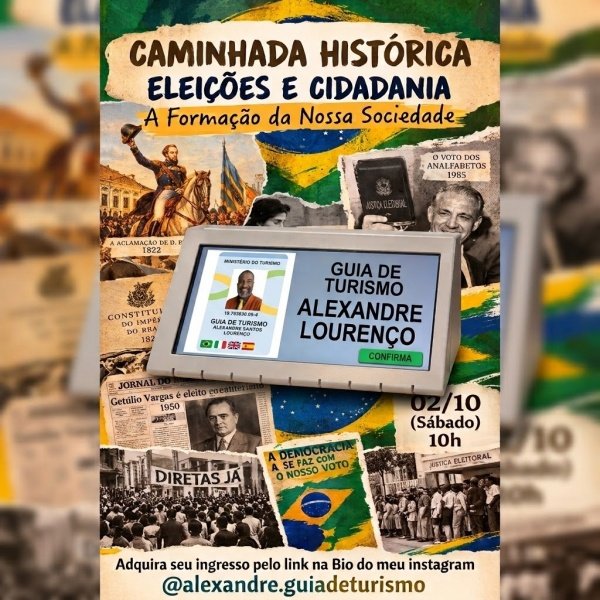 Imagem do evento A HISTÓRIA DAS ELEIÇÕES NO BRASIL  A Formação Da Nossa Cidadania