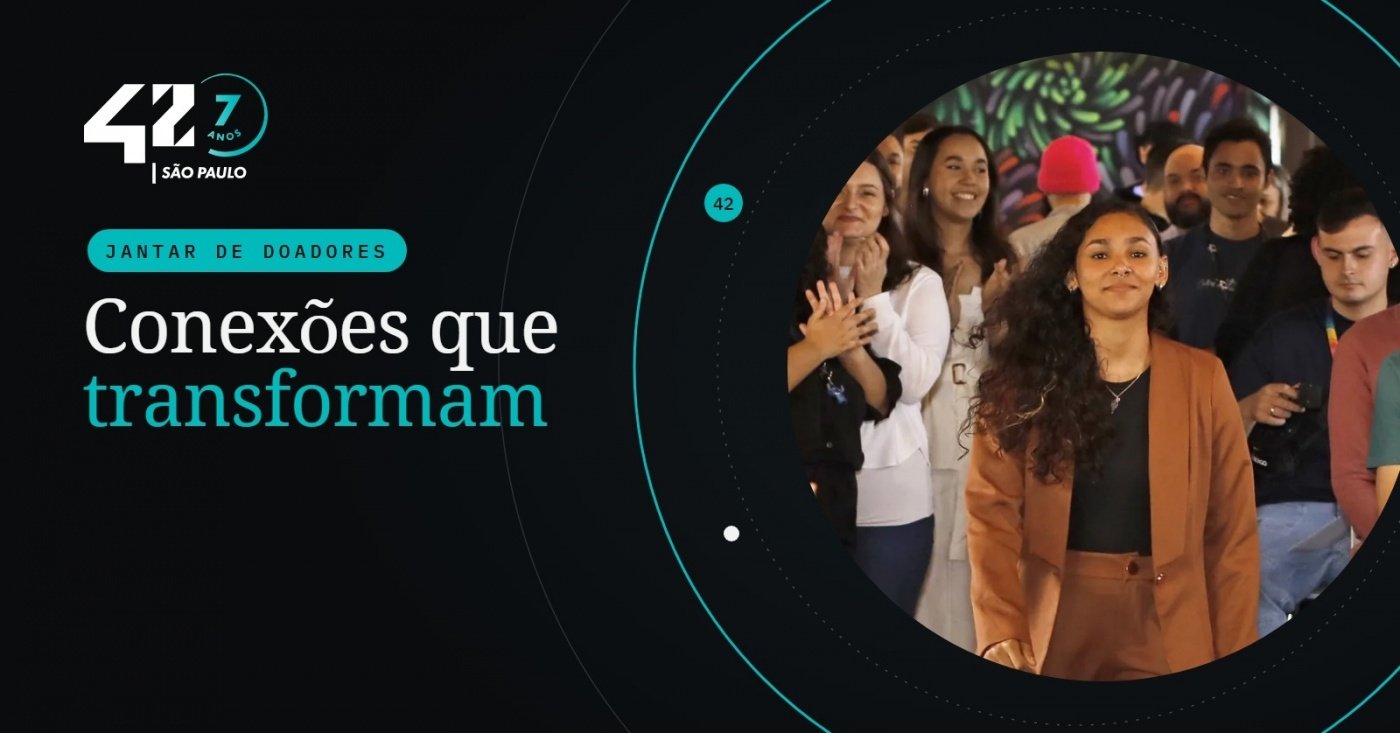 Imagem publicada pela fonte para Jantar 42 SP: Conexões que Transformam