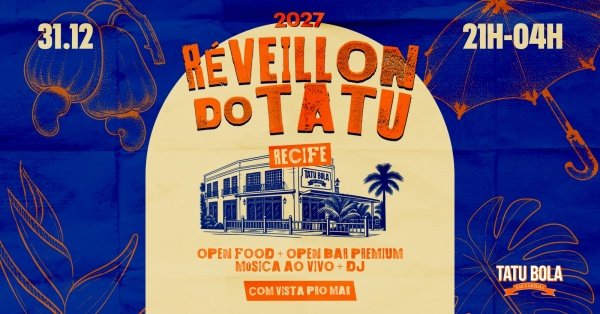 Imagem do evento Réveillon do Tatu 2027 - Tatu Bola Bar Recife