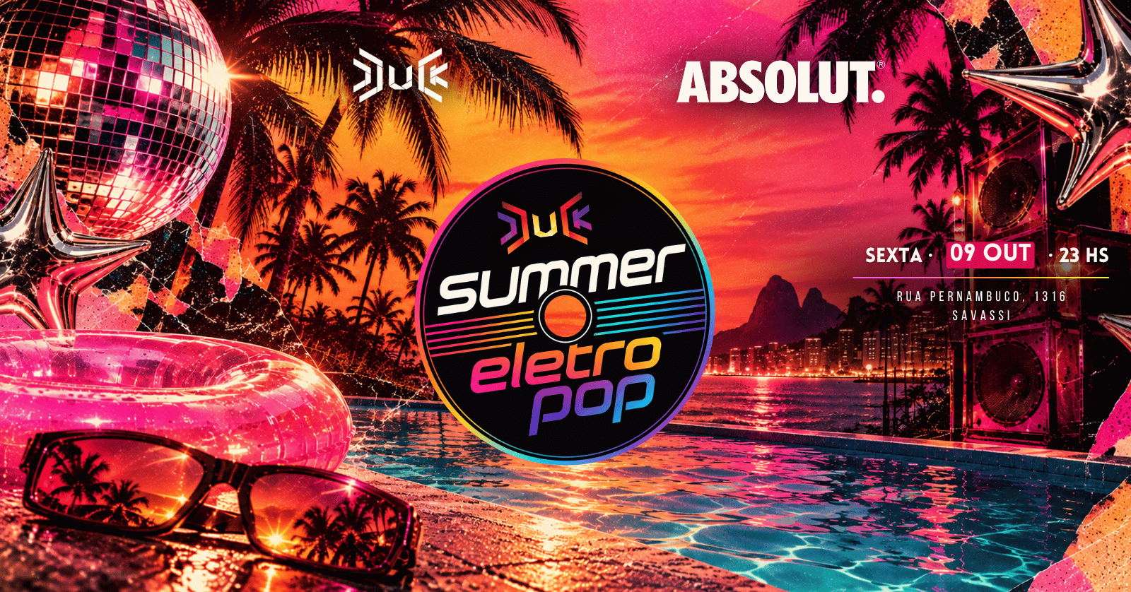 Imagem da fonte — ABSOLUT APRESENTA: SUMMER ELETROPOP