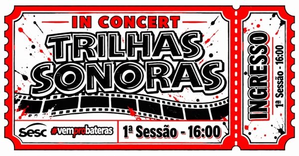 Imagem do evento 1ª sessão: Bateras Beat In Concert Trilhas Sonoras