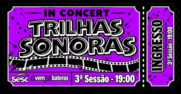 Imagem do evento 3ª sessão Bateras Beat In Concert Trilhas Sonoras