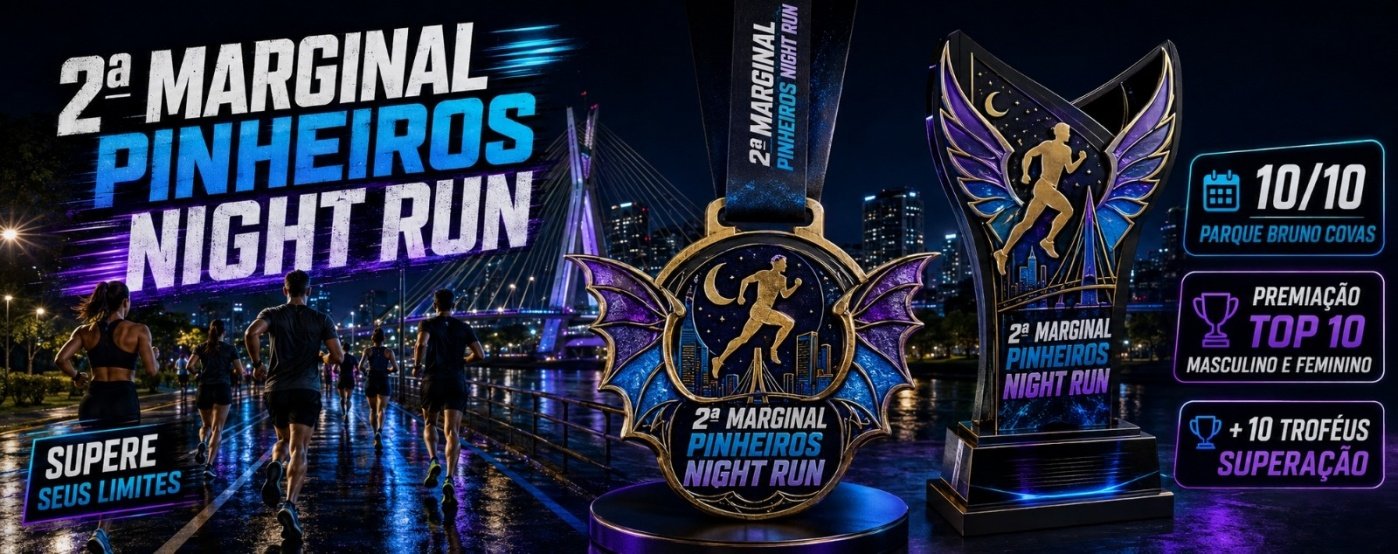 Imagem publicada pela fonte para 2ª Night Run Pinheiros