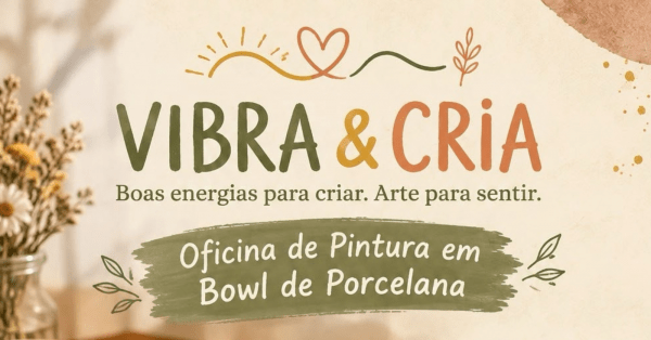 Imagem do evento VIBRA & CRIA | Oficina de Pintura em Bowl de Porcelana
